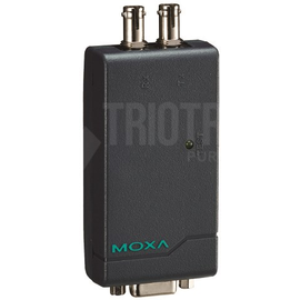 TCF-90-S-ST Moxa RS 232 to Fiber Optic Converter. Port Powered, ST Produktbild front M