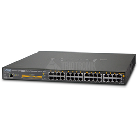 UPOE-1600G Planet 16 Port Gigabit 60W Ultra PoE Managed Injector Hub 600W Produktbild front M