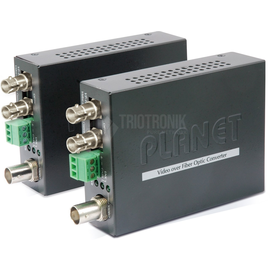 VF-101G-KIT Planet 1 Channel 4 in 1 Video over Gigabit Fiber(ST) converter Produktbild front M