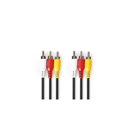 CVGP24300BK30 Nedis Videokabel Composite | 3x Cinch Stecker   3x Cinch Stecker | Produktbild