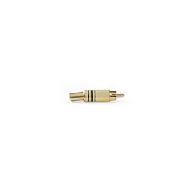 CAGP24900BK Nedis Cinch Stecker Metall Goldbeschichtet 10 Stück Pack. Schwarz Produktbild