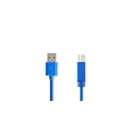 CCGP61100BU30 Nedis USB 3.0 Kabel | A Stecker   B Stecker | 3,0 m | Blau Produktbild