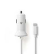 CCHAM240AWT Nedis Kfz Ladegerät | 2,4 A | Festkabel | Micro USB | Weiß Produktbild