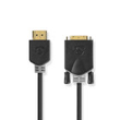 CCBW34800AT20 Nedis HDMI-DVI Kabel HDMI-Stecker/DVI-D 24+1 pol.Stecker 2m Produktbild