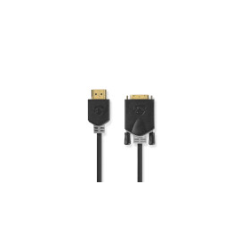 CCBW34800AT20 Nedis HDMI-DVI Kabel HDMI-Stecker/DVI-D 24+1 pol.Stecker 2m Produktbild