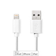 CCGB39300WT10 Nedis Daten und Ladekabel USB A Stecker - Apple Lightning 1m Weiß Produktbild