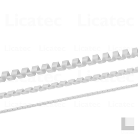 LI7812-2 Licatec Spiralschlauch, Bündelung ø 12-80mm, 12mm, PE natur Produktbild front M
