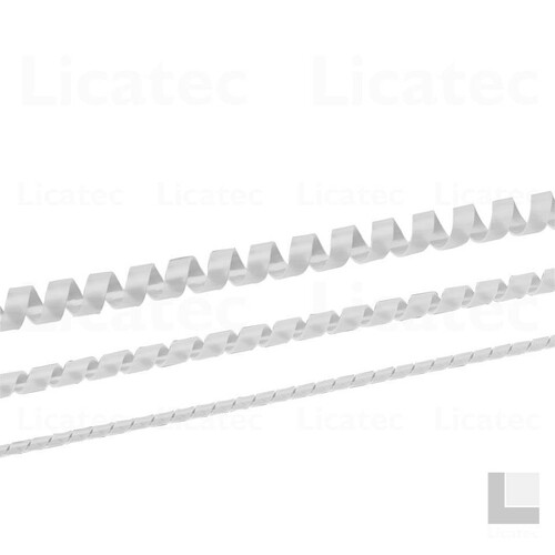 LI7822-2 Licatec Spiralschlauch, Bündelung ø 20-120mm,ø20mm,PE nat. Produktbild Front View L