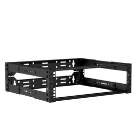 603875 Caymon OPR303A 19 Zoll Rack 3HE tiefenverstellbares Open Frame Rack Produktbild front M
