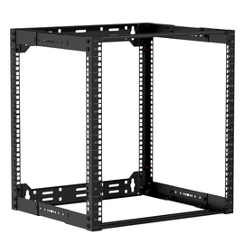 603878 Caymon OPR312A 19 Zoll Rack 12HE tiefenverstellbares Open Frame Rack Produktbild front M
