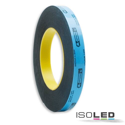 113670 Isoled Moulding Tape Doppelklebeband (PU Schaum) 12 mm x 0,8 Produktbild Front View L