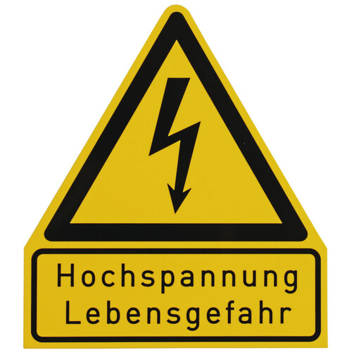 700055 Dehn WHS HS LG WuH Schild  Hochspannung   Lebensgefahr Werkstoff:  Produktbild