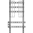 9408600 Elsta-Mosdorfer Einsatz F3/1 Cu 6xM8 35/100/5 Produktbild