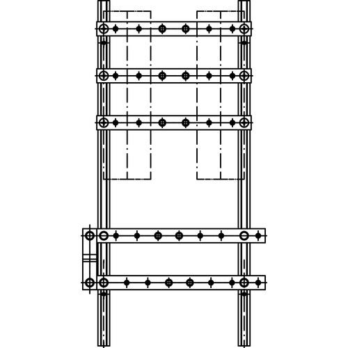 9408600 Elsta-Mosdorfer Einsatz F3/1 Cu 6xM8 35/100/5 Produktbild Front View L