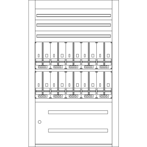 ZSAST10E3O Elsta-Mosdorfer ZSA ST 10Z E 3GF oben 156TE STMK Produktbild Front View L