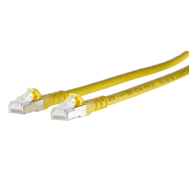 1308452077-E Metz Connect Patchkabel RJ45 Cat.6A AWG26S/FTP LSHF 2,0 m gelb Produktbild