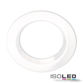 113356 Isoled Cover Aluminium rund weiß rückversetzt für Einbaustrahler Sys-90 Produktbild