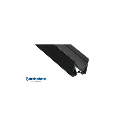 62398763 Barthleme CATANIA 3030 Aluminiumprofil BLACKLINE 3020x30x30mm Produktbild Front View L