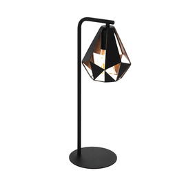 43058 Eglo TL/1 E27 SCHWARZ/KUPFER CARLTON 4 Produktbild front M