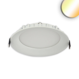 112942 Isoled LED Downlight ColorSwitch 2600K|3100K|4000K, ultraflach, 15W, dim Produktbild