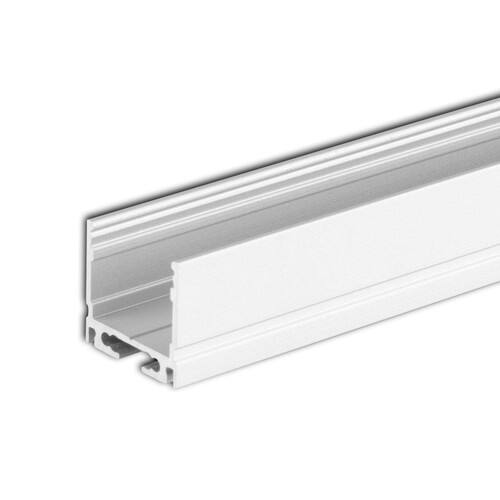 113614 Isoled LED Aufbauprofil SURF16 Aluminium eloxiert, 200cm Produktbild Front View L