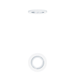 60800781 Zumtobel PANOS INF/EVO IP54 GLAS CLEAR R68 WH Vorsatz, klar Produktbild