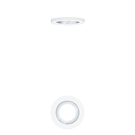 60800781 Zumtobel PANOS INF/EVO IP54 GLAS CLEAR R68 WH Vorsatz, klar Produktbild