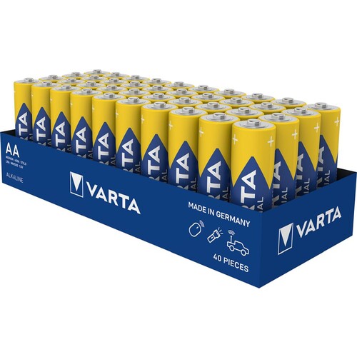 04006211354 Varta Industrial 4006/K4 AA/LR06 Mignon Batterie (4er Folie) Produktbild
