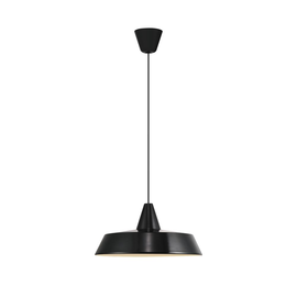 11702/40-S Leuchtwurm HL     PEPPONE 1fl/Metall schwarz dm40/H20cm/Kabelläng Produktbild