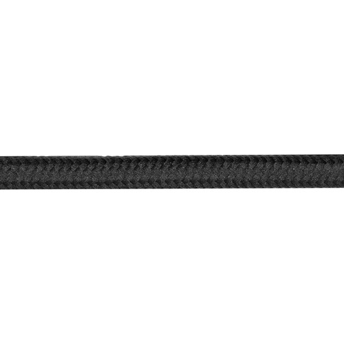 2096/3-10-S Leuchtwurm COMPO     CABLE NUR Textilkabel glatt 3 polig/schwarz m Produktbild Front View L