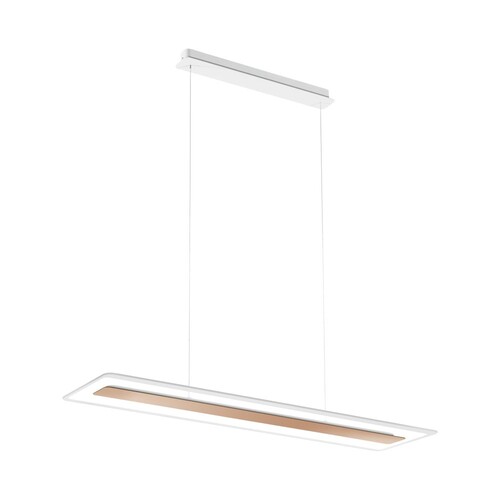 33604/95-RG Leuchtwurm HL     ANTILLE Metall rosegold/Diffuser Glas m. Rand s Produktbild