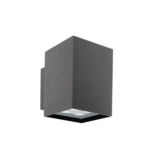 86538/10-AWW Leuchtwurm WL     AFRODITA anthrazit/Glas satiniert/Up &down LED 1 Produktbild