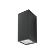 86539/22-S Leuchtwurm WL     AFRODITA CUBE   GU10 2fl/Up  & Down/schwarz/Glas Produktbild