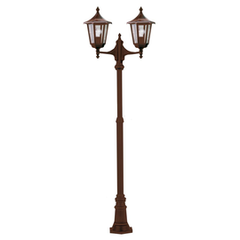 92152/251-RKU Leuchtwurm SL KUPFERDACH 2fl/rostfärbig mit Kupferdac Produktbild front M