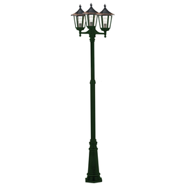 92153/251-SGRKU Leuchtwurm SL KUPFERDACH 3fl/schwarzgrün mit Kupferda Produktbild front M