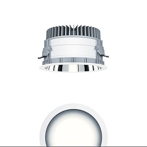 60816067 Zumtobel PANOS EVO R200H 22W LED830 LDO AL WH LED Decken-Einbauleuch Produktbild