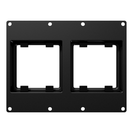 604606 Caymon CASY303/B Casy 3fach Modul mit Doppel 45x45 mm Modulplatte Produktbild front M