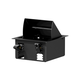 604607 Caymon CASY024/B Casy 4 fach Einbautischtank, schwarz Produktbild front M