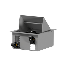 604608 Caymon CASY024/G Casy 4 fach Einbautischtank, grau Produktbild front M