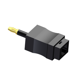 604672 Procab OCT125 Adapter Toslink auf Miniplug Produktbild front M