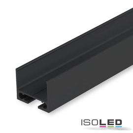 113181 Isoled Kabelschleuse TUNNEL für Profile, schwarz eloxiert RAL 9005, 200 Produktbild