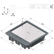 15964 Trayco FS HC8 CE SQ 260 RF PA7011 Klappd. quadr. Doppelboden Produktbild