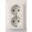 47598989 Berker BERKER S.1 Doppelsteckdose mit Abdeckung und erh.  Produktbild