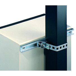 850-903 Wago Pole Mounting 4 Spannwinkel 2 Profilschienen, 4 Klemmenprofile Produktbild front M