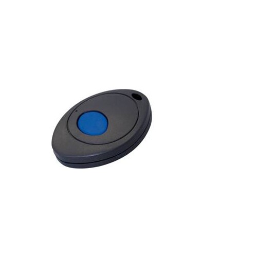 30100018 Eltako FTTB Funk Taster Tracker mit Batterie, anthrazit/blau Produktbild Front View L