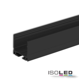 113616 Isoled LED Aufbauprofil SURF16 Aluminium schwarz eloxiert, 200cm Produktbild