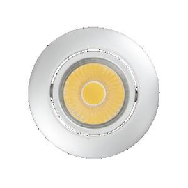 1856860123 Nobile A5068T Flat chrom-matt LED Einbaustrahler 8W 930 38° dim Produktbild