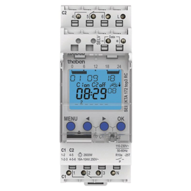 T1720330 THEBEN Astro-Zeitschaltuhr mit Wochenprog. SELEKTA 172 Top3 RC Produktbild front M