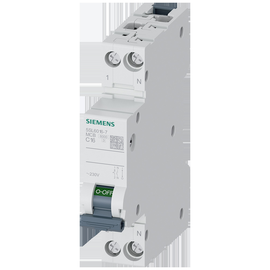 5SL6016-7 Siemens LEITUNGSSCHUTZSCHALTER 230V 6KA, 1+N POLIG/1TE C16 Produktbild front M