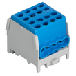 ELAK 25-1/6 Eltropa Hauptleitungsklemme Blau 1polig 8-Fach 6x16mm² 2x25mm² Produktbild front S